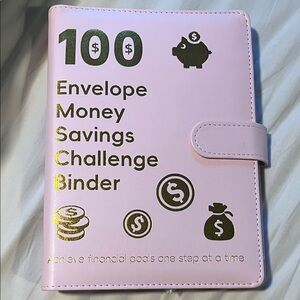 Pink Savings Challenge Binder